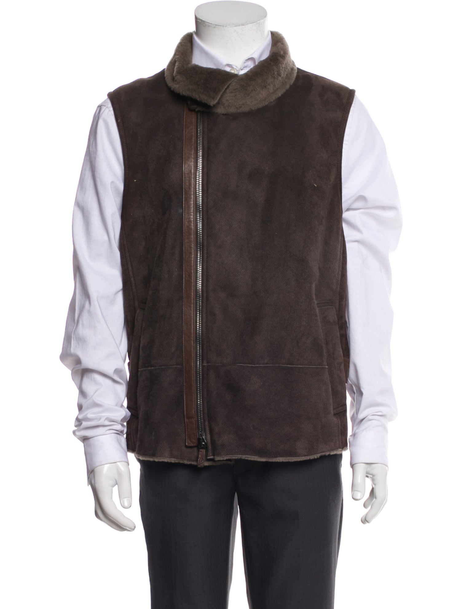 Giorgio Armani Lamb Leather Vest