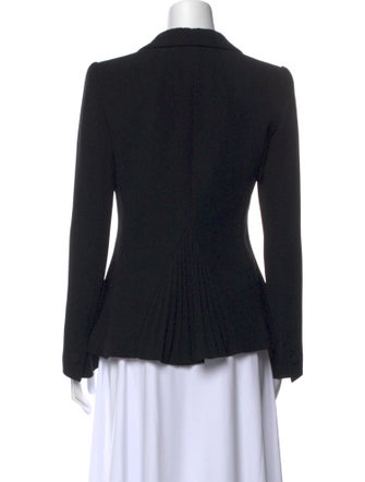 Giorgio Armani Silk Long Sleeve Button-Up Top