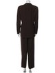Giorgio Armani Wool Ruffle Embellishment Pantsuit