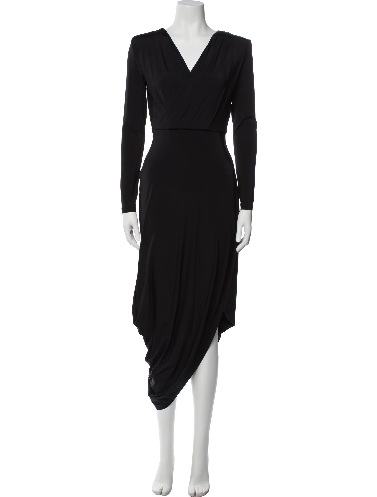Giorgio Armani V-Neck Long Dress