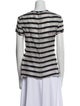 Giorgio Armani Striped Crew Neck T-Shirt