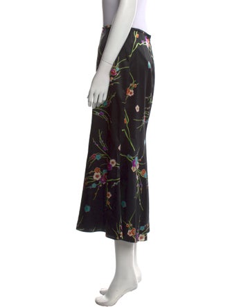 Giorgio Armani Silk Midi Length Skirt