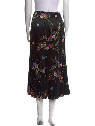 Giorgio Armani Silk Midi Length Skirt