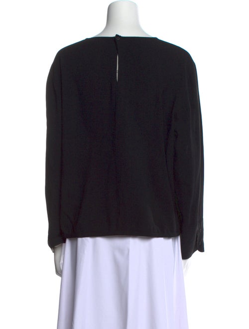 Giorgio Armani V-Neck Long Sleeve Sweatshirt