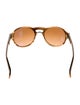Giorgio Armani Round Mirrored Sunglasses