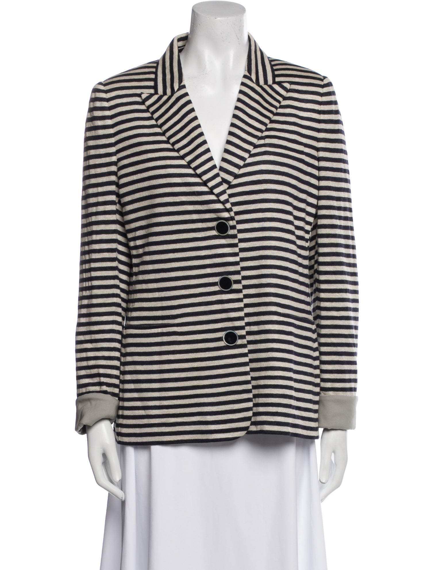 Giorgio Armani Linen Striped Blazer