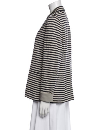 Giorgio Armani Linen Striped Blazer