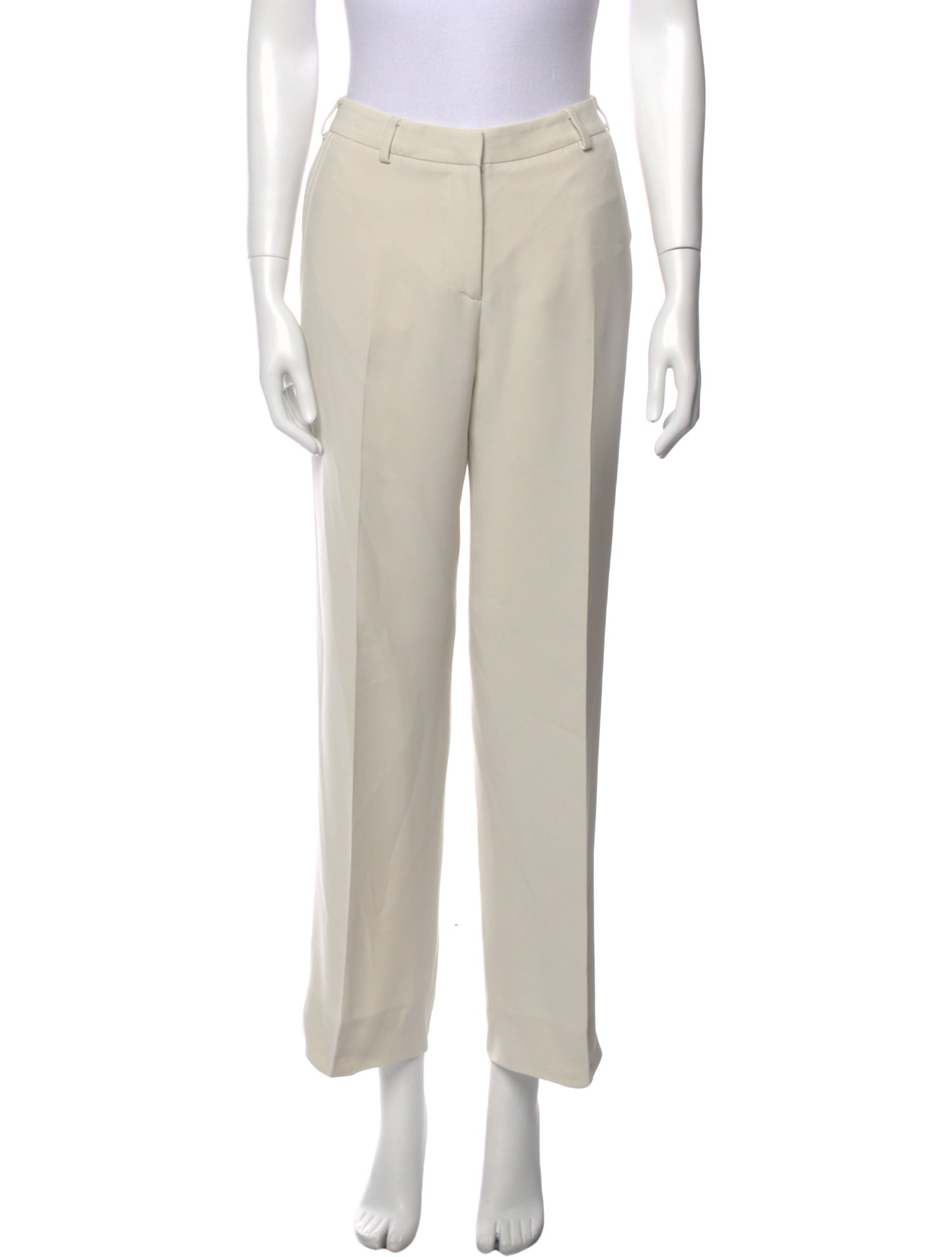 Giorgio Armani Silk Straight Leg Pants