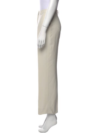 Giorgio Armani Silk Straight Leg Pants