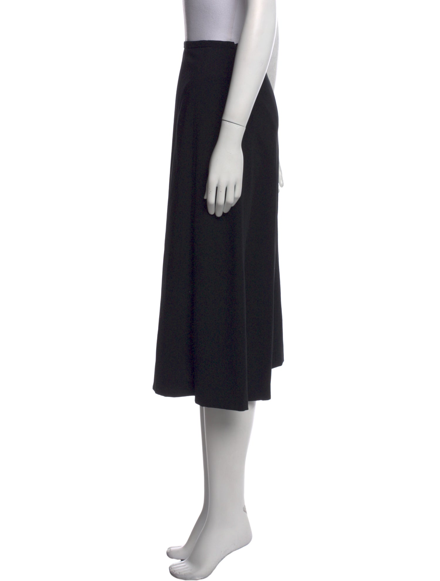 Giorgio Armani Wool Midi Length Skirt