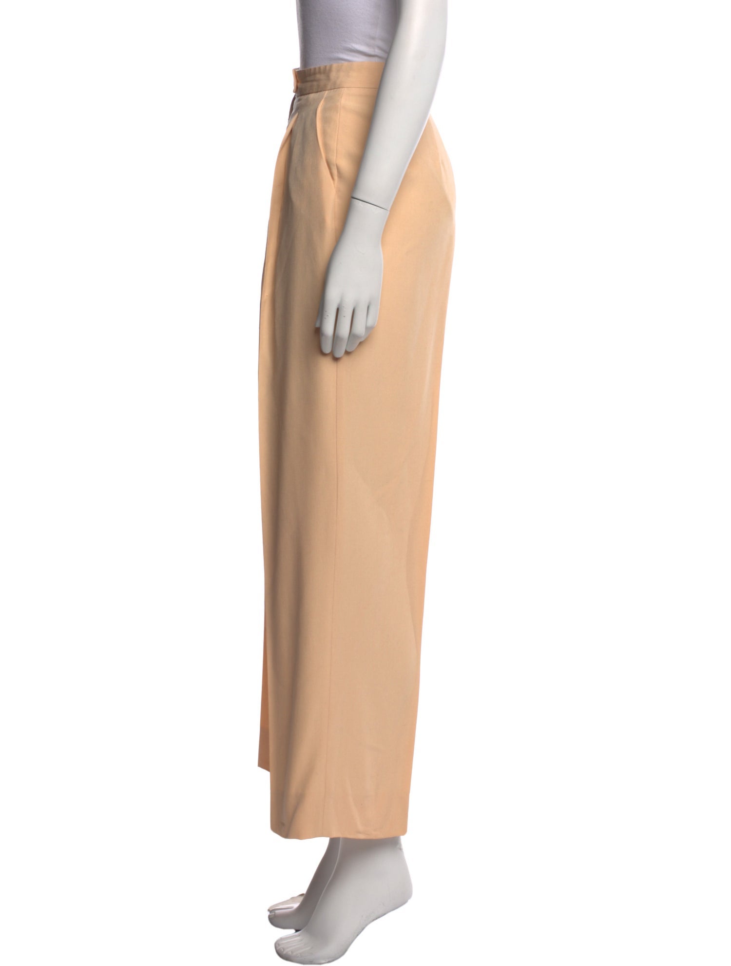 Giorgio Armani Silk Straight Leg Pants