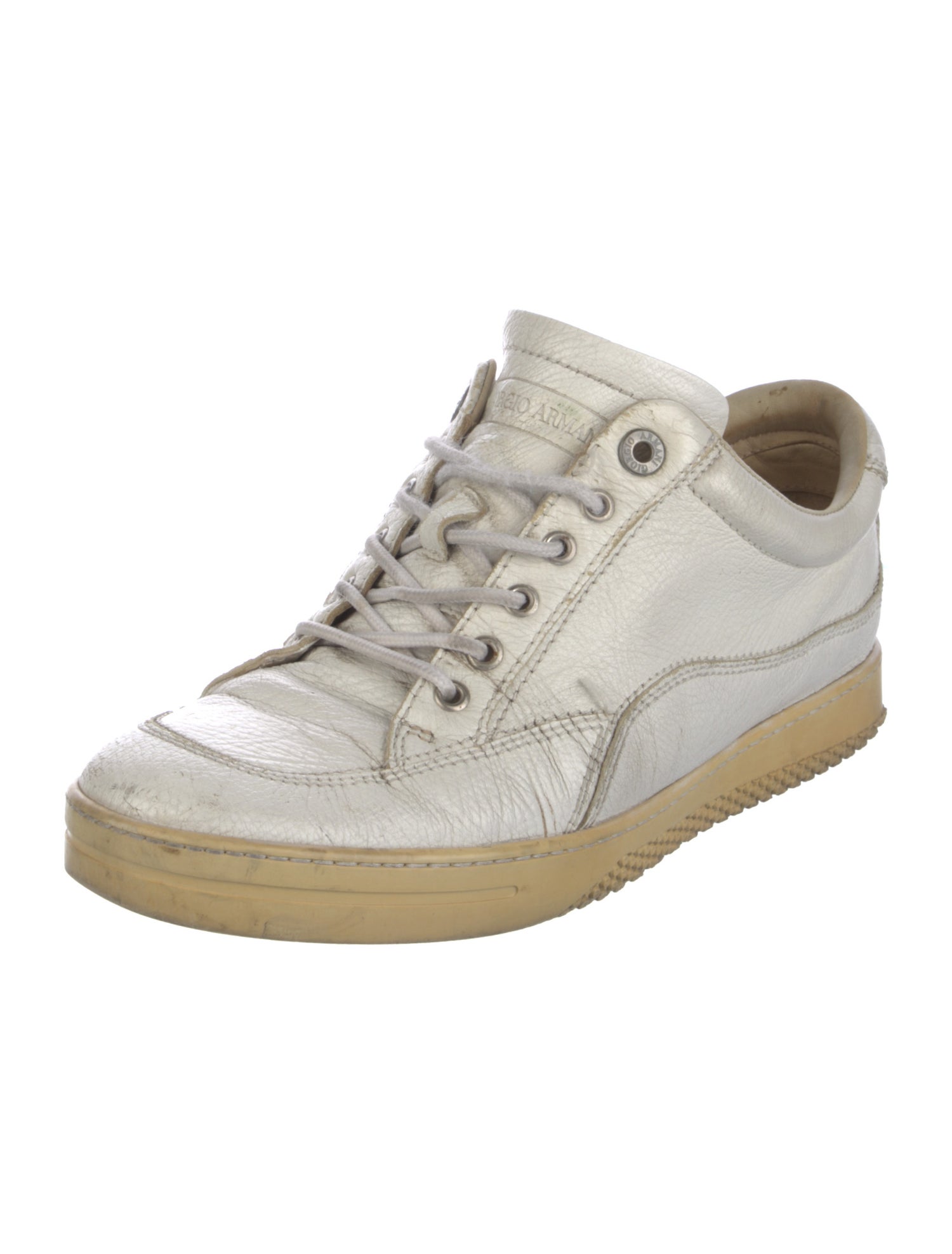 Giorgio Armani Leather Sneakers