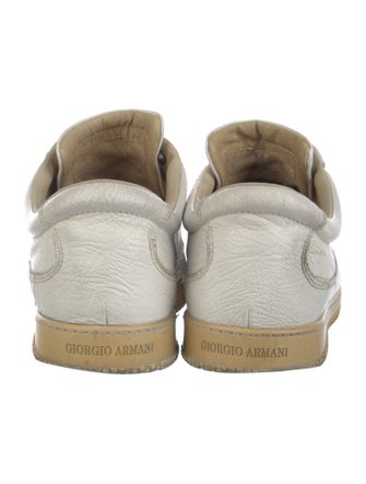 Giorgio Armani Leather Sneakers