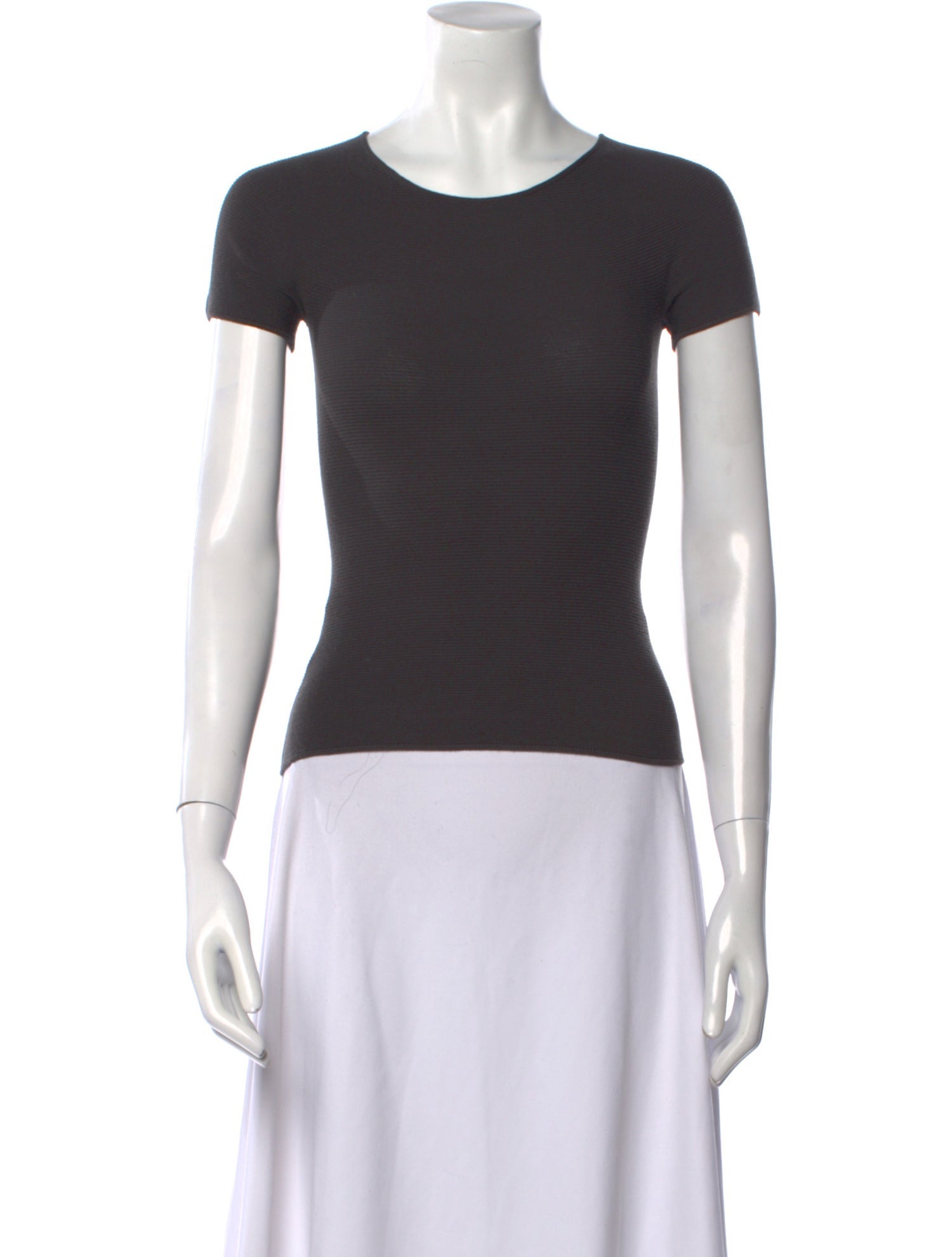 Giorgio Armani Scoop Neck Short Sleeve T-Shirt