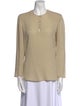 Giorgio Armani Silk Crew Neck Blouse