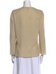 Giorgio Armani Silk Crew Neck Blouse