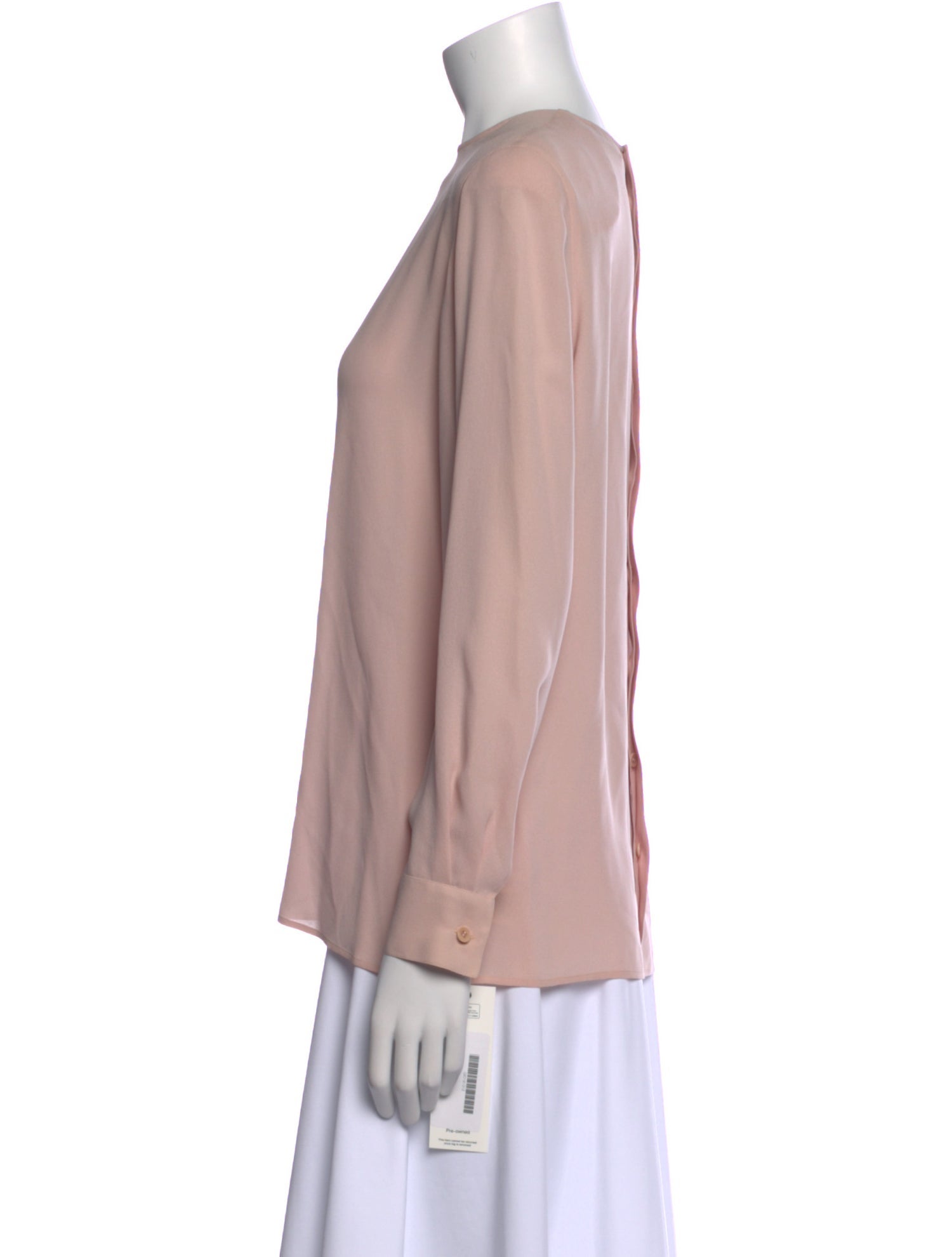 Giorgio Armani Silk Crew Neck Blouse