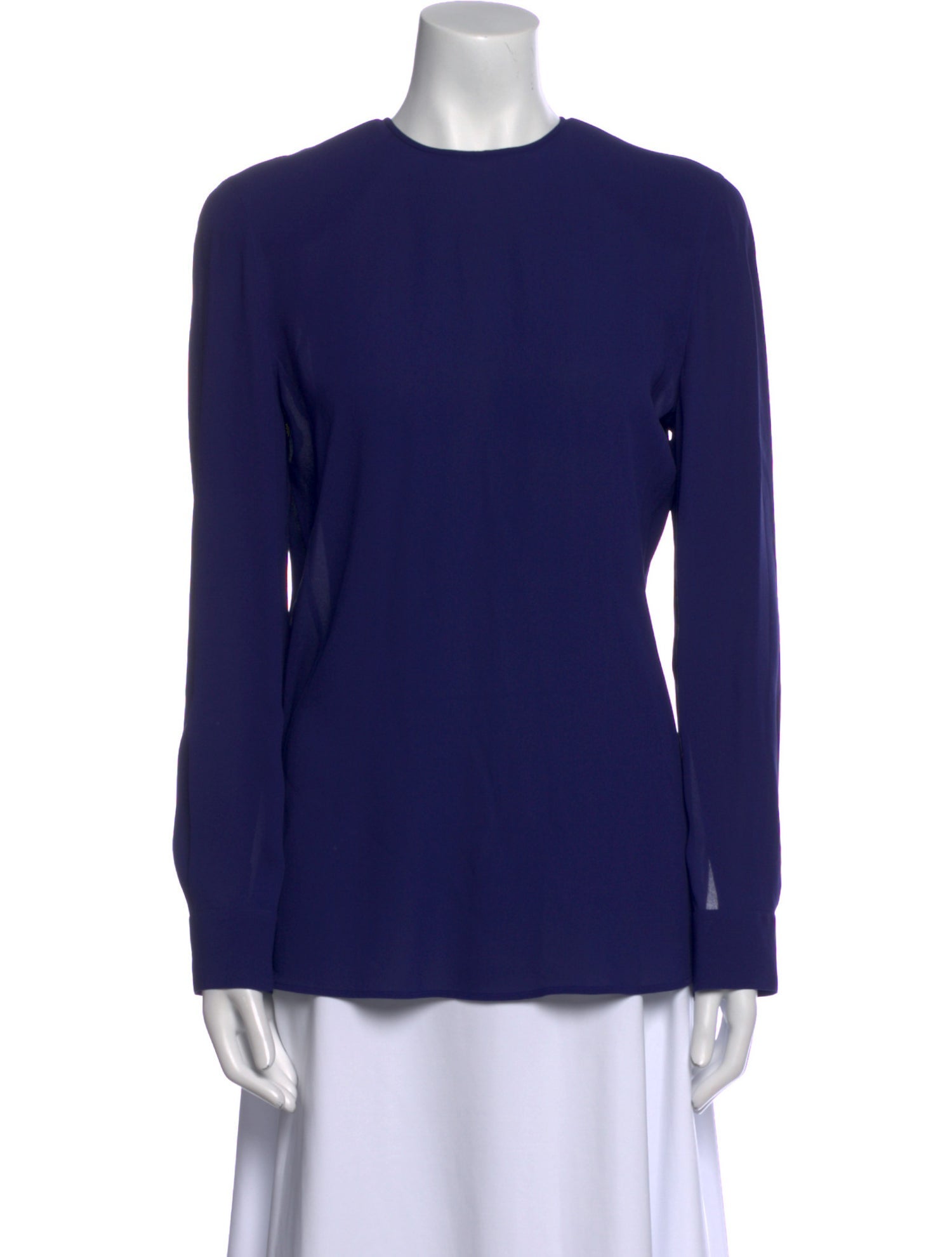 Giorgio Armani Silk Crew Neck Top