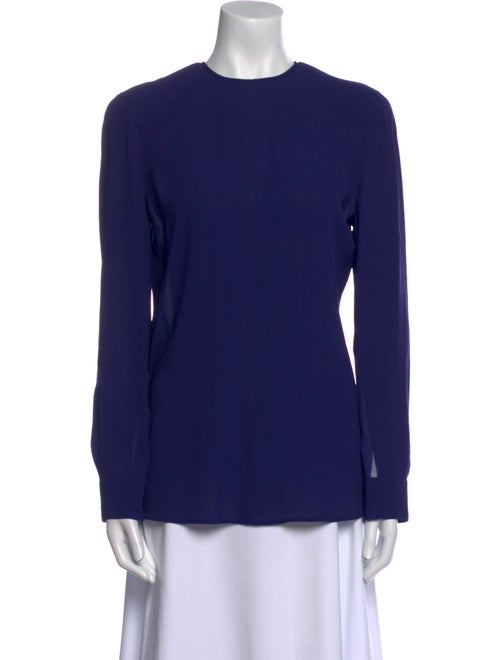 Giorgio Armani Silk Crew Neck Top