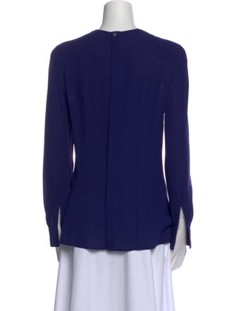 Giorgio Armani Silk Crew Neck Top