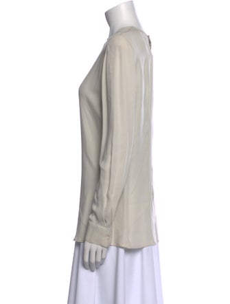 Giorgio Armani Silk Crew Neck Tunic