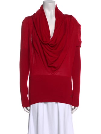 Giorgio Armani Cashmere Cowl Neck Top