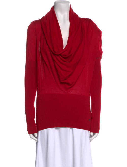 Giorgio Armani Cashmere Cowl Neck Top