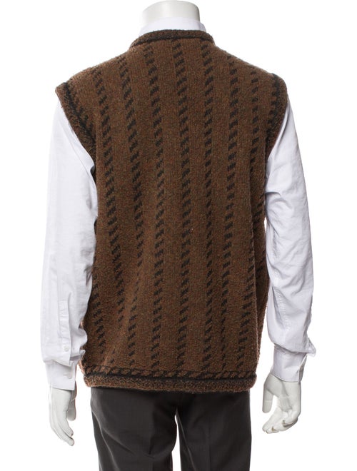 Giorgio Armani Wool Printed Sweater Vest