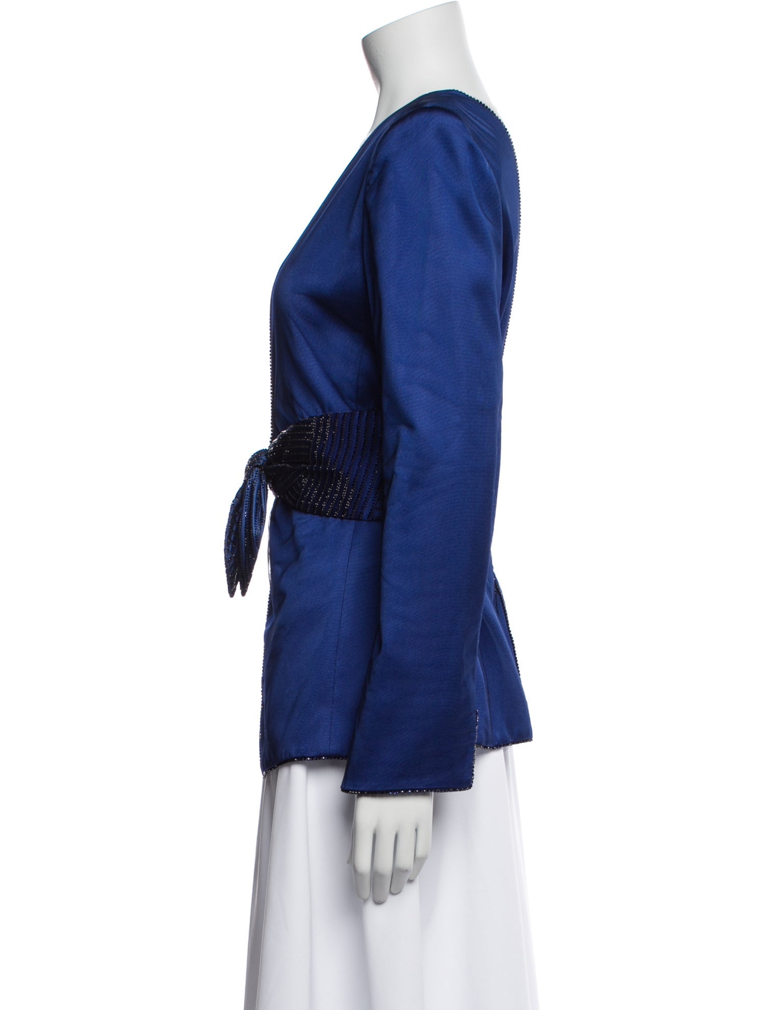 Giorgio Armani Silk Denim Jacket w/ Tags