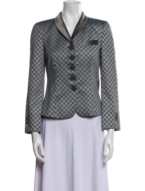Giorgio Armani Wool Printed Blazer