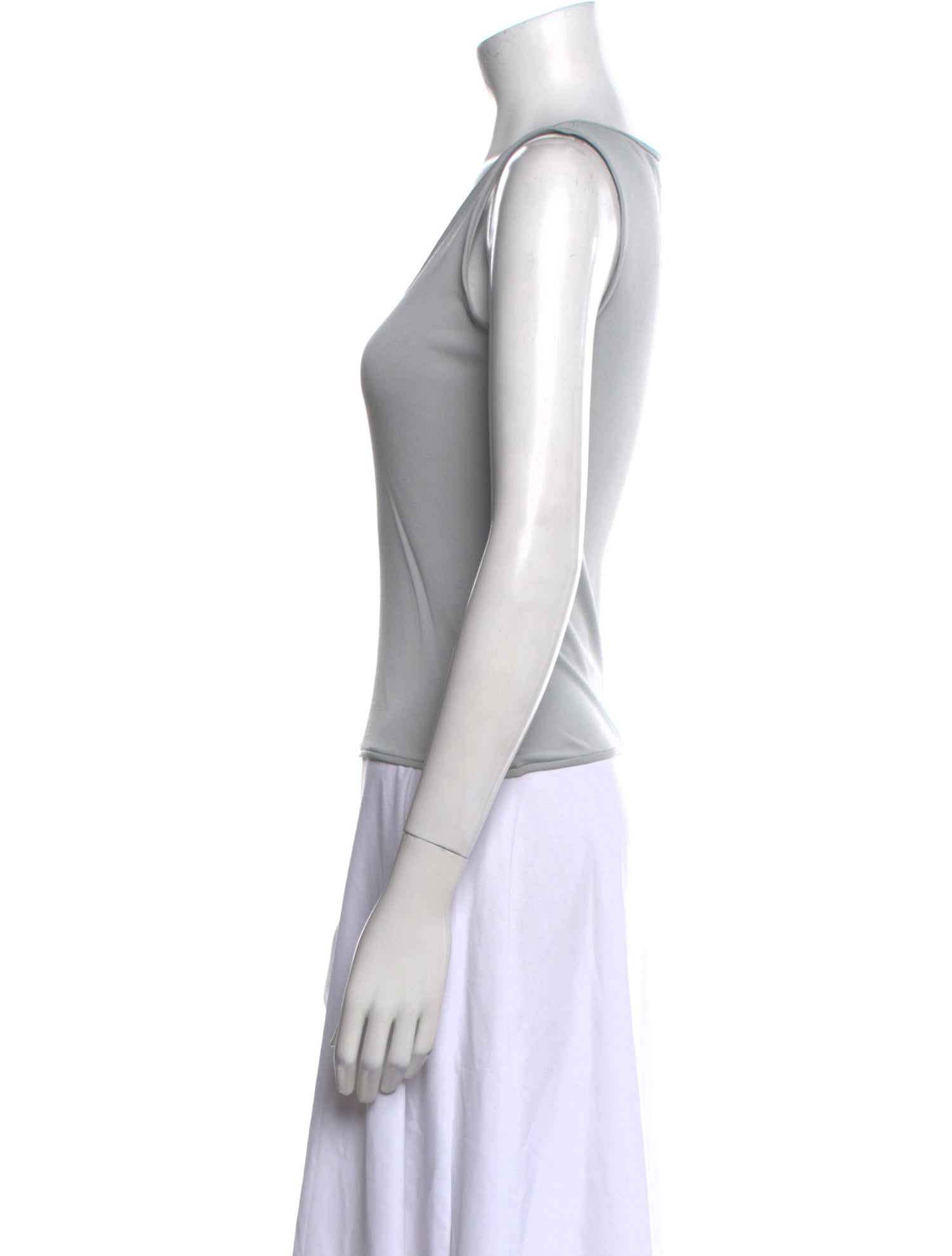 Giorgio Armani Scoop Neck Sleeveless Top
