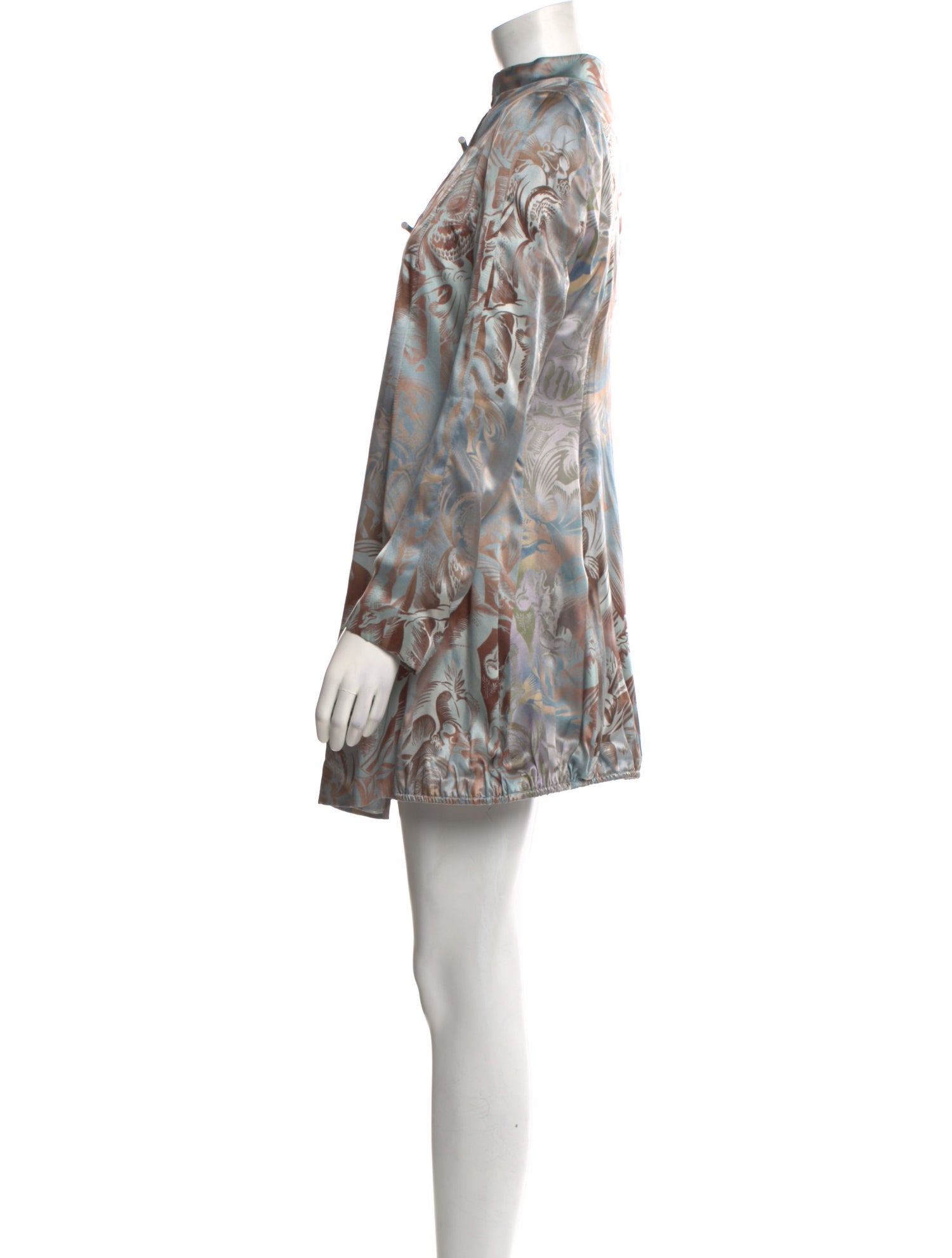 Giorgio Armani Floral Print Mini Dress