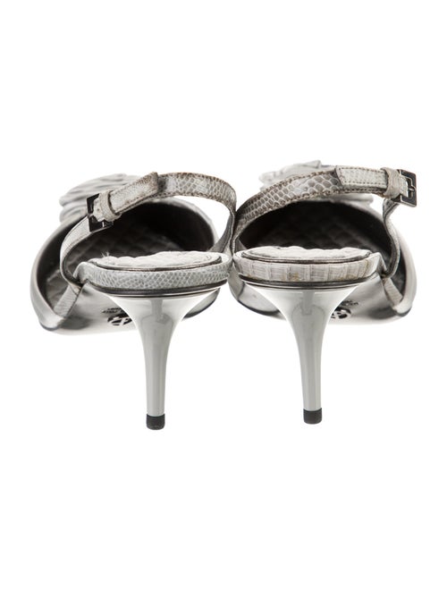 Giorgio Armani Satin Slingback Pumps