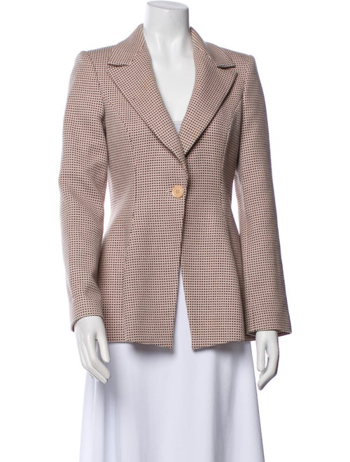 Giorgio Armani Wool Printed Blazer