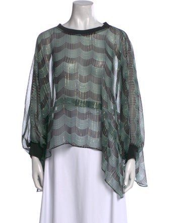 Giorgio Armani Silk Printed Blouse