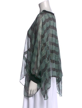 Giorgio Armani Silk Printed Blouse