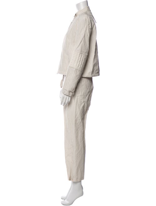 Giorgio Armani Linen Striped Pant Set