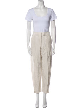 Giorgio Armani Linen Striped Pant Set