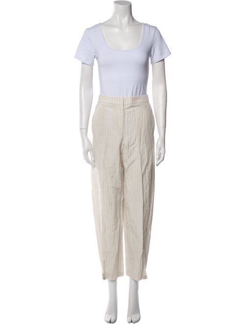 Giorgio Armani Linen Striped Pant Set