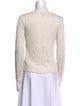 Giorgio Armani Bateau Neckline Long Sleeve Top