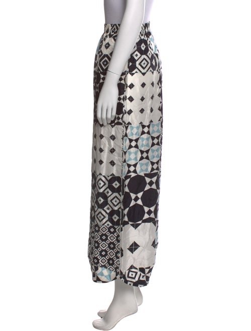 Giorgio Armani Printed Wide Leg Pants