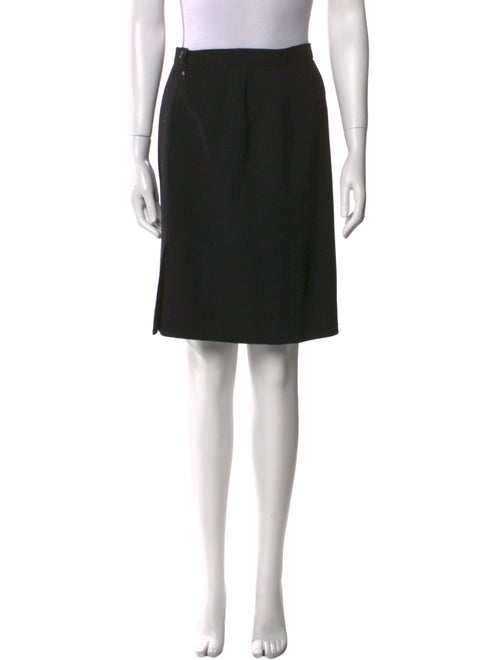 Giorgio Armani Virgin Wool Knee-Length Skirt