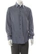 Giorgio Armani Plaid Print Long Sleeve Shirt