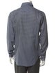 Giorgio Armani Plaid Print Long Sleeve Shirt
