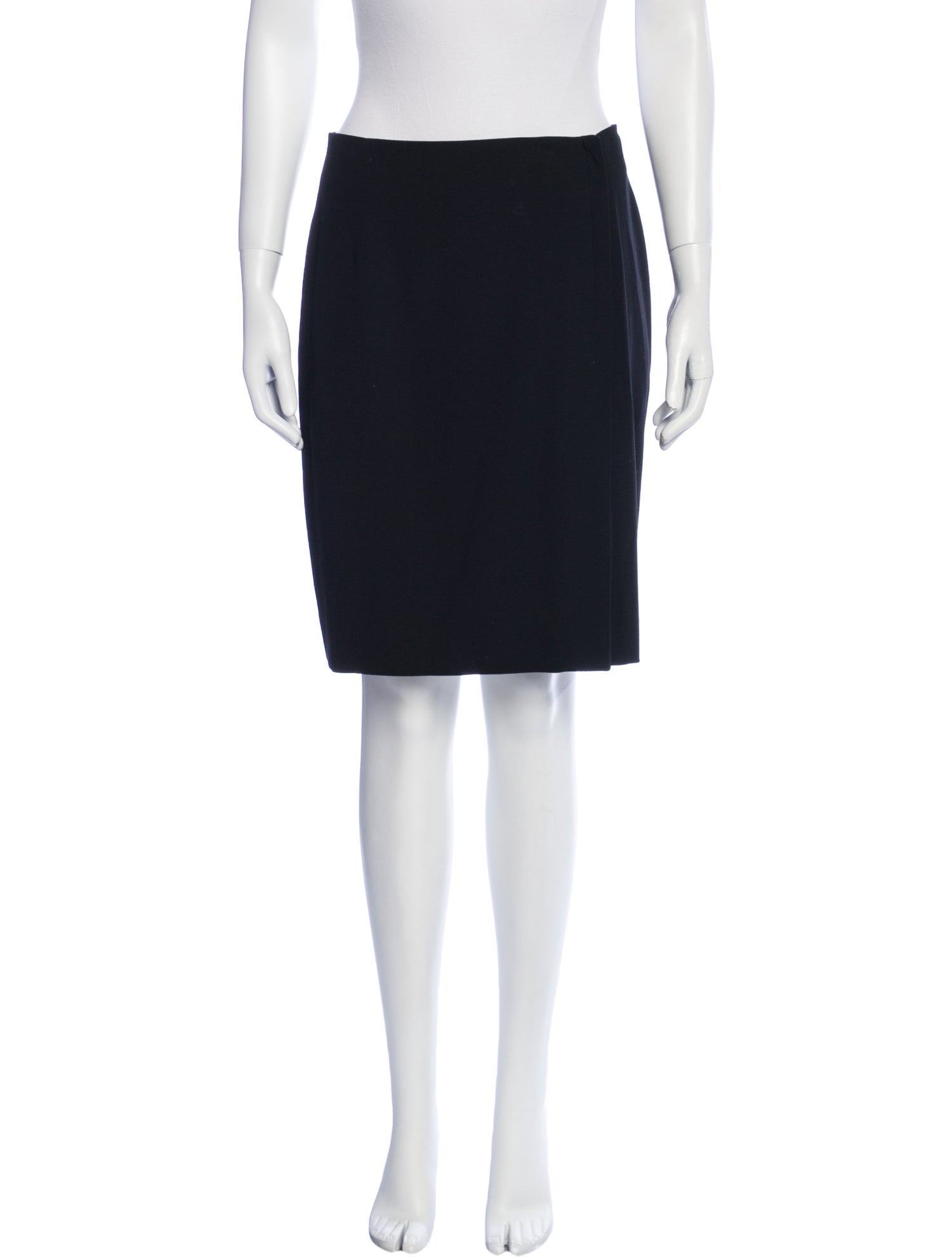 Giorgio Armani Ruffle Embellishment Knee-Length Skirt