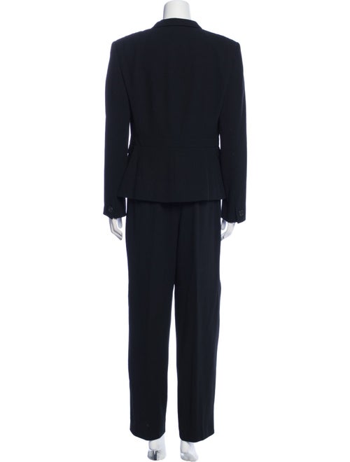 Giorgio Armani Wool Ruffle Embellishment Pantsuit