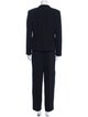 Giorgio Armani Wool Ruffle Embellishment Pantsuit