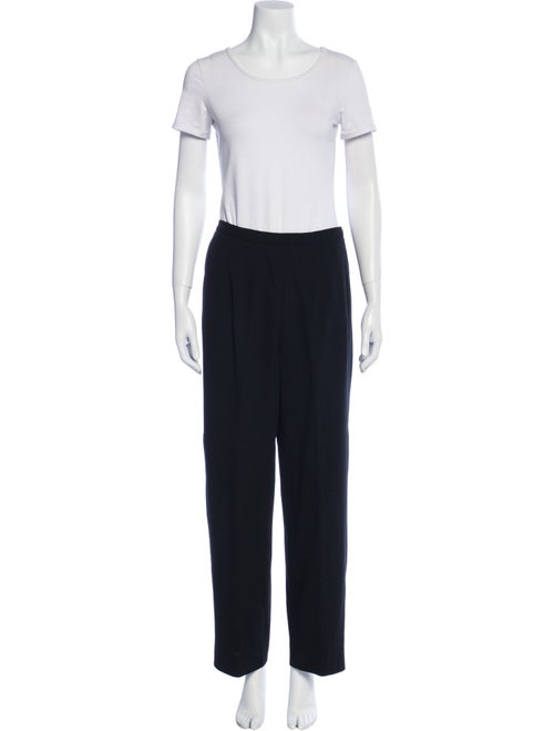 Giorgio Armani Wool Ruffle Embellishment Pantsuit