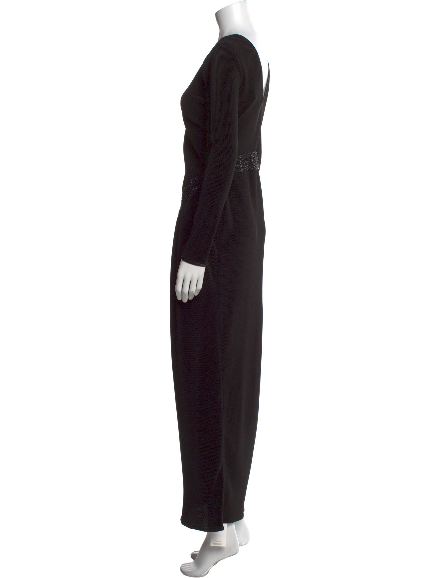 Giorgio Armani Bateau Neckline Long Dress