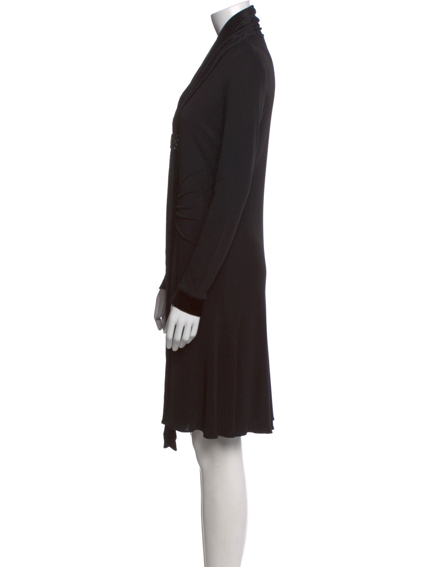 Giorgio Armani V-Neck Knee-Length Dress
